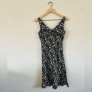 Vintage y2k Express Floral Fitted mini Dress
